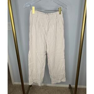 ABERCROMBIE & FITCH LINEN WIDE LEG PANTS